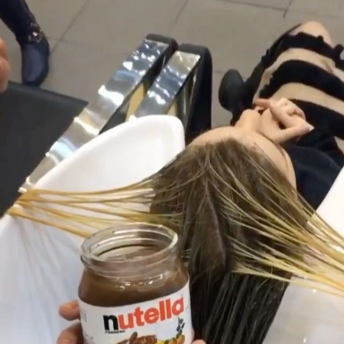 This Salon Uses Nutella (and Cotton Candy?) to Dye Women’s Hair