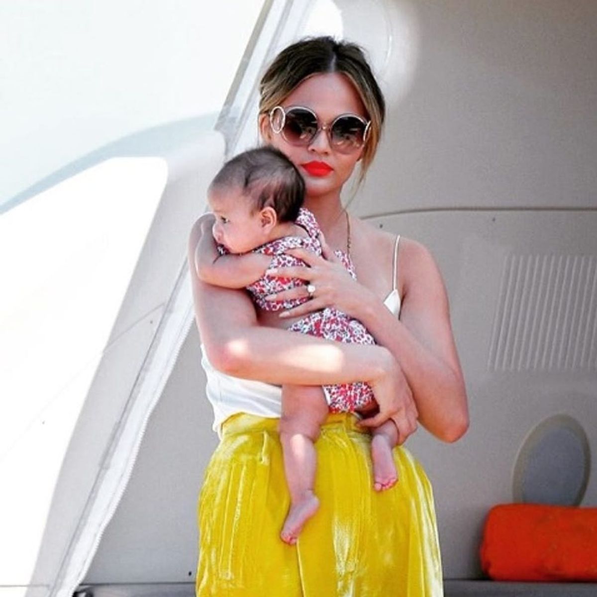 Chrissy Teigen Doesn’t Want Your Parenting Advice for Luna’s Eczema