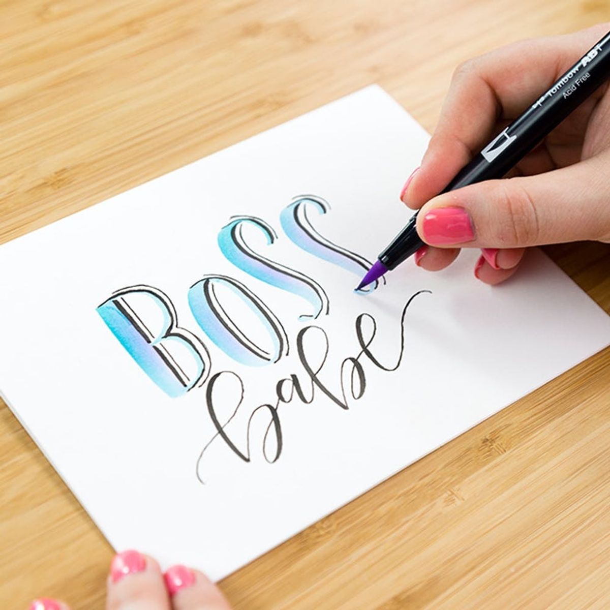 How Do You Do Bounce Lettering? Learn This Fun, Quirky Brush Lettering Style Today!