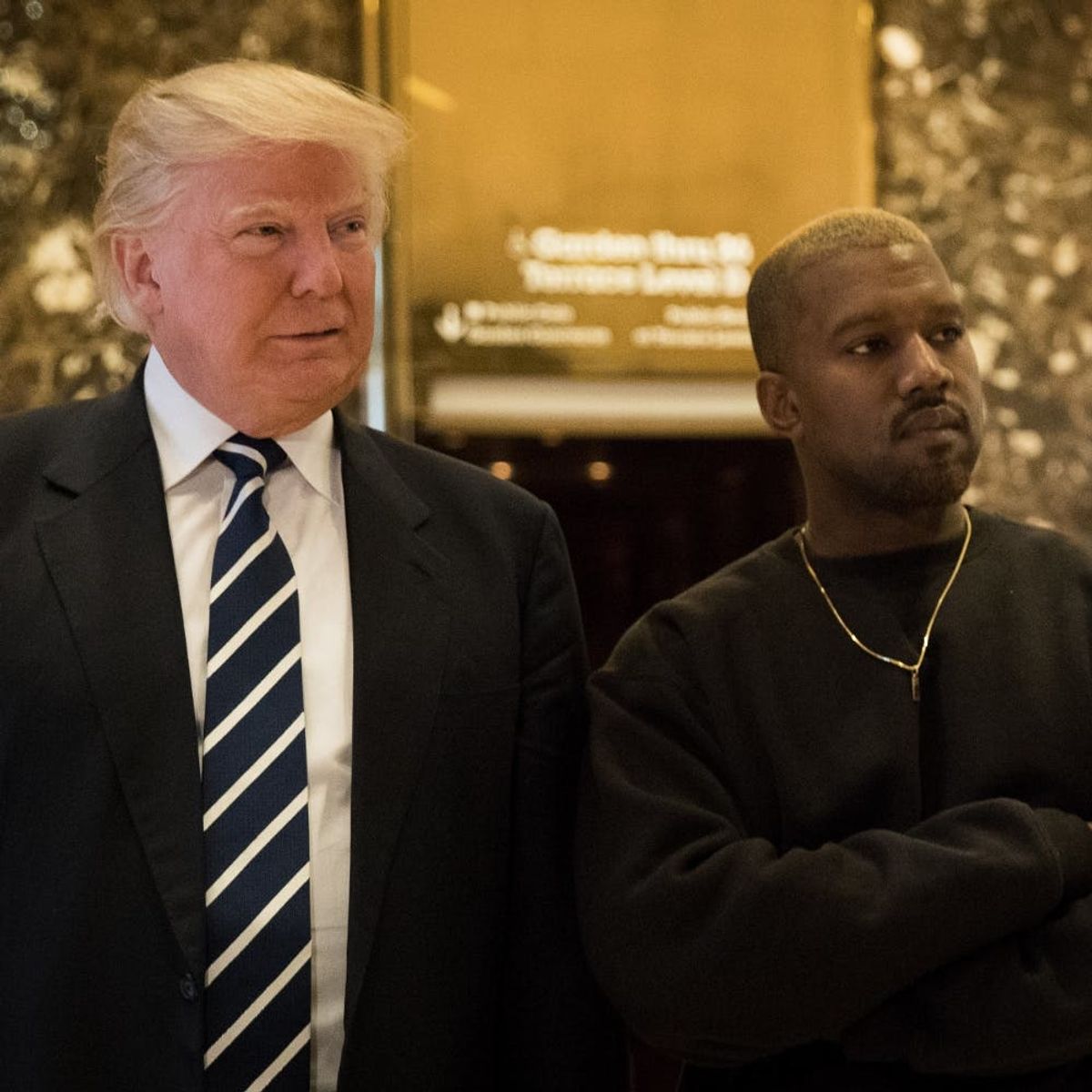 WTF?! Kanye West Met Up With Trump This Morning