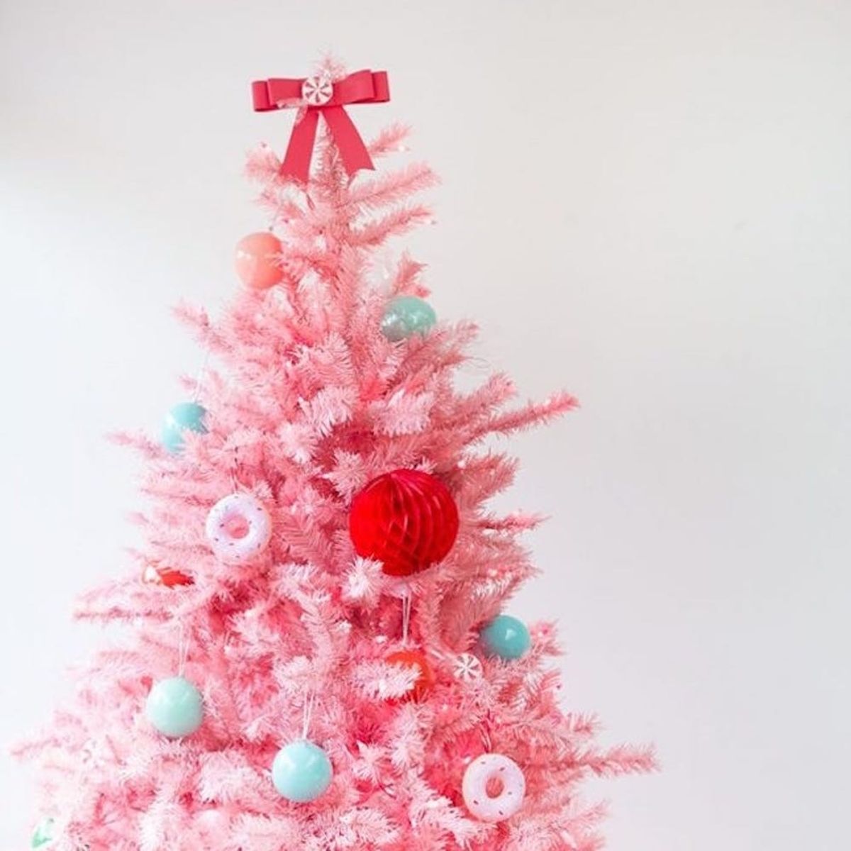 12 Colorful Christmas Trees That Go Way Beyond Red + Green