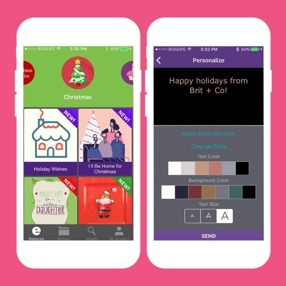 9 Christmas Card Apps That Will Spare You a Hand Cramp Brit + Co
