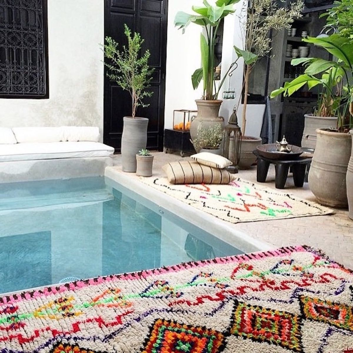 This New Pinterest Rug Trend Will Bring Both Color + Texture to Your Home