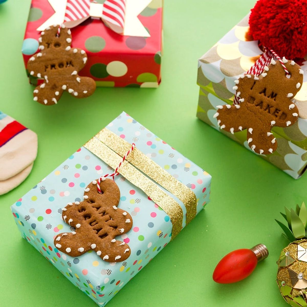 Step Up Your Gift Giving Game With These Gingerbread Men Gift Tags