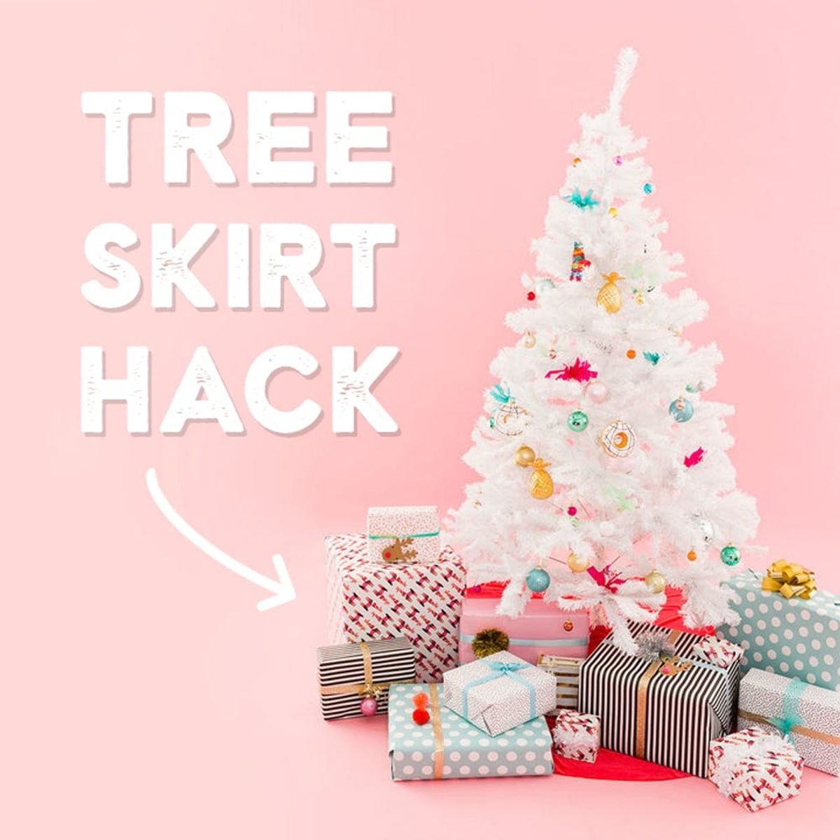 Hack Your Velvet Christmas Tree Skirt So You Can Wear It Too