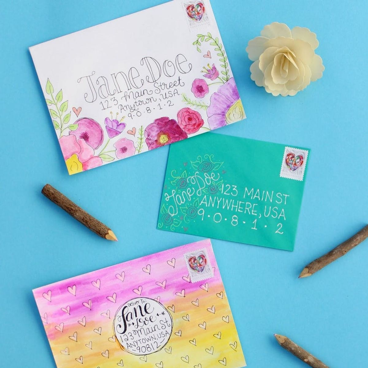 4 Ways to DIY Envelope Art for Your 7-Day Letter-Writing Challenge