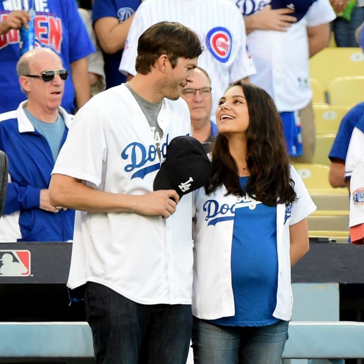 Ashton Kutcher Wants to Name His Baby After His Favorite Football Team