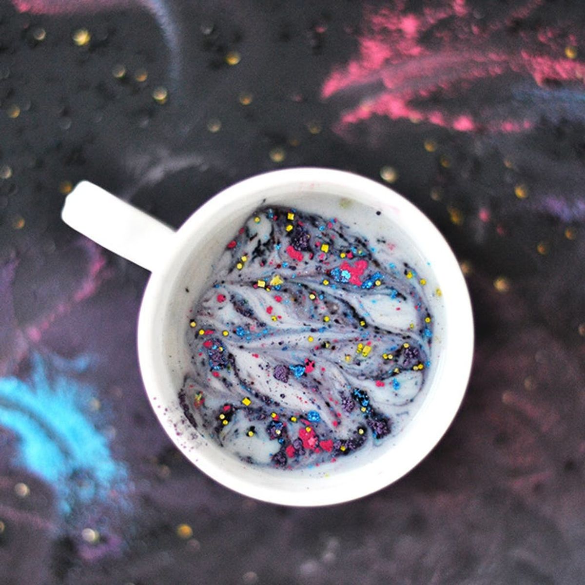 This Galaxy Hot Chocolate Is Seriously Out of This World