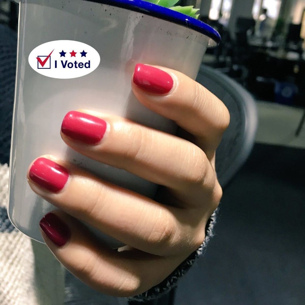 Find Out Why Women Are Wearing This Very Specific Shade of Nail Polish to Vote