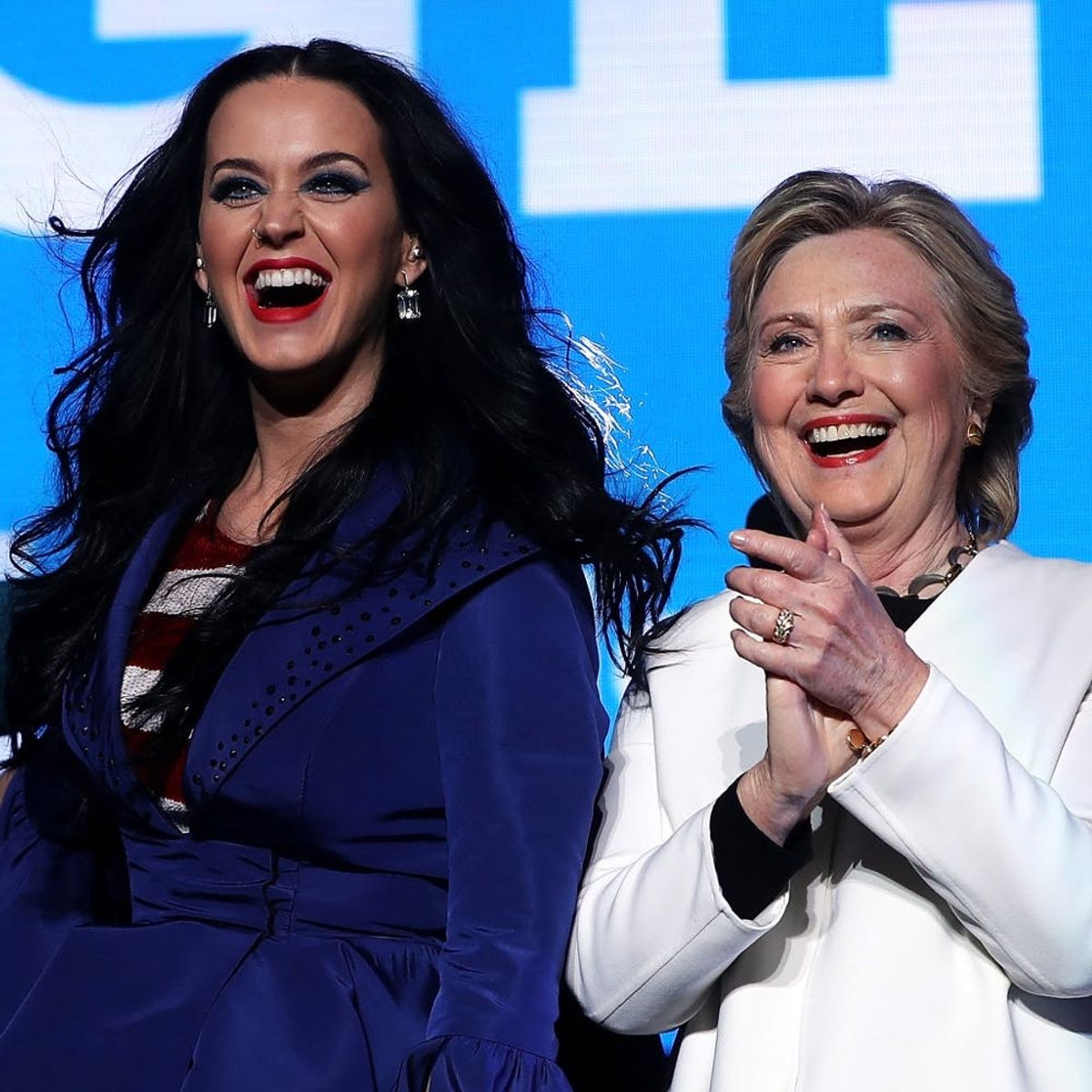 Katy Perry’s Latest Hillary Clinton-Inspired Outfit Just Won the Election