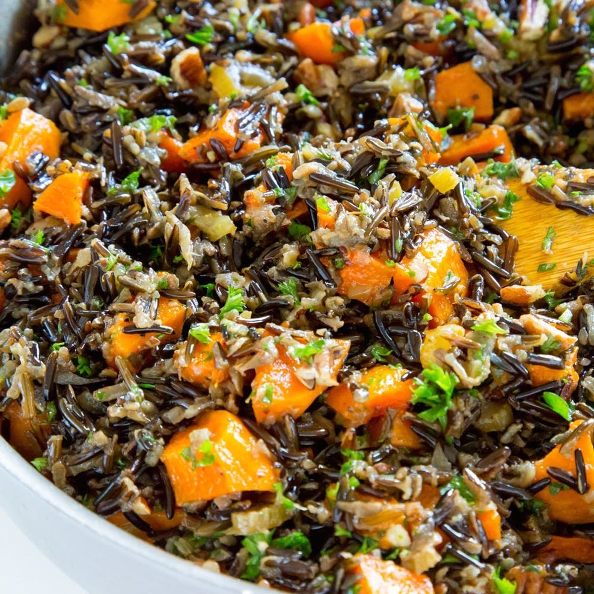 Go Wild for This Gluten-Free Butternut Squash and Wild Rice Stuffing