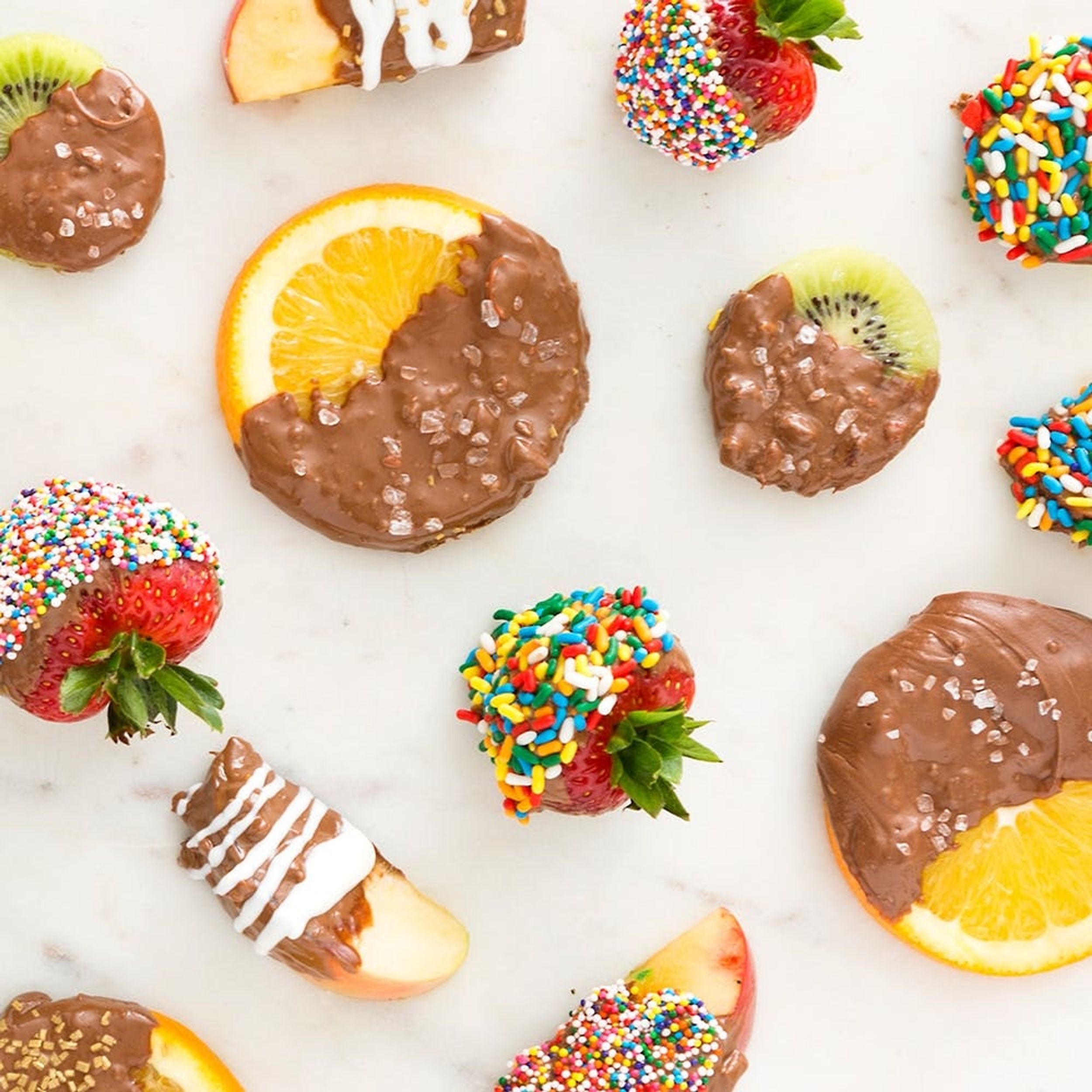Turn Your Leftover Halloween Candy into Chocolate-Covered Fruit