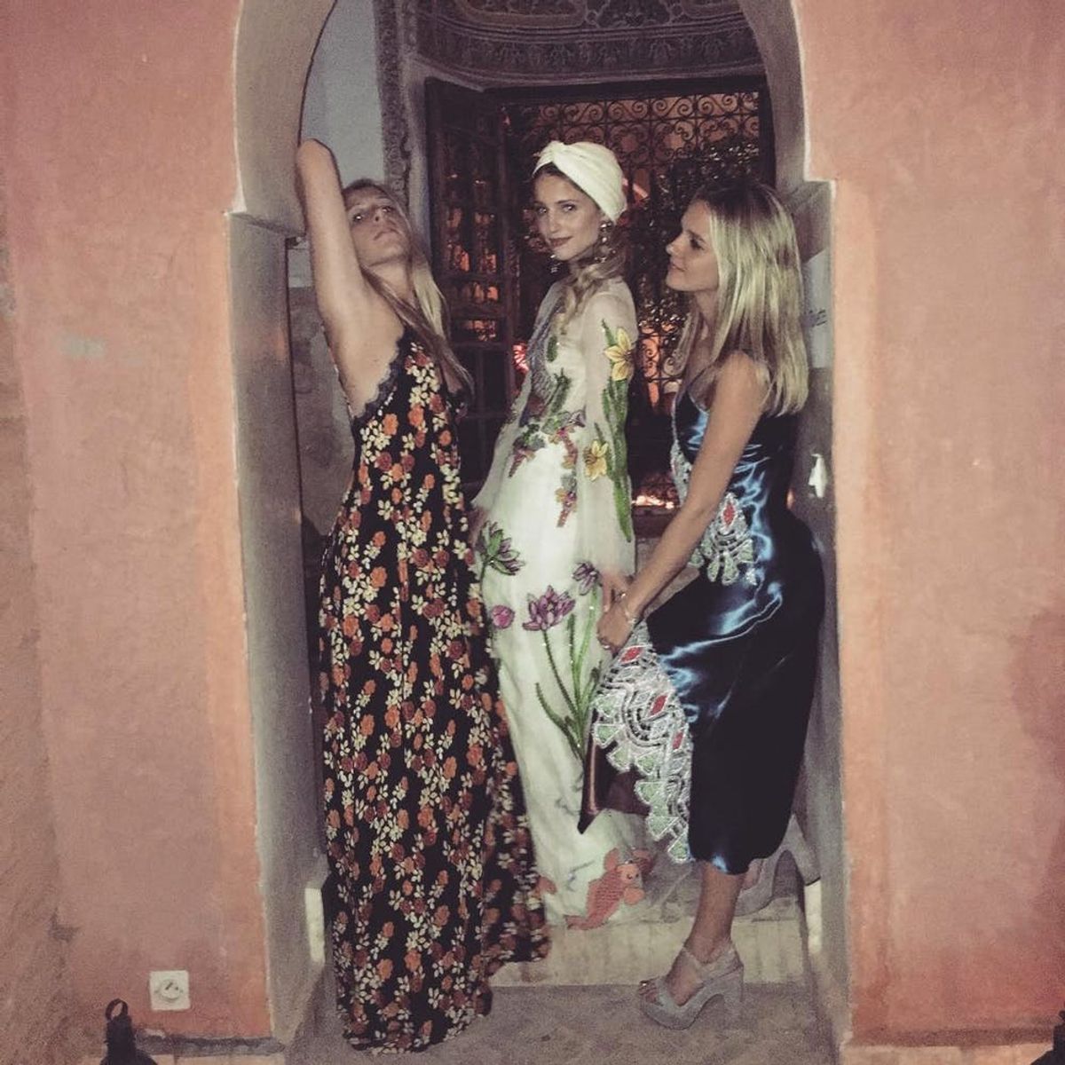 8 Style Lessons We Learned from Dianna Agron’s Secret Moroccan Nuptials
