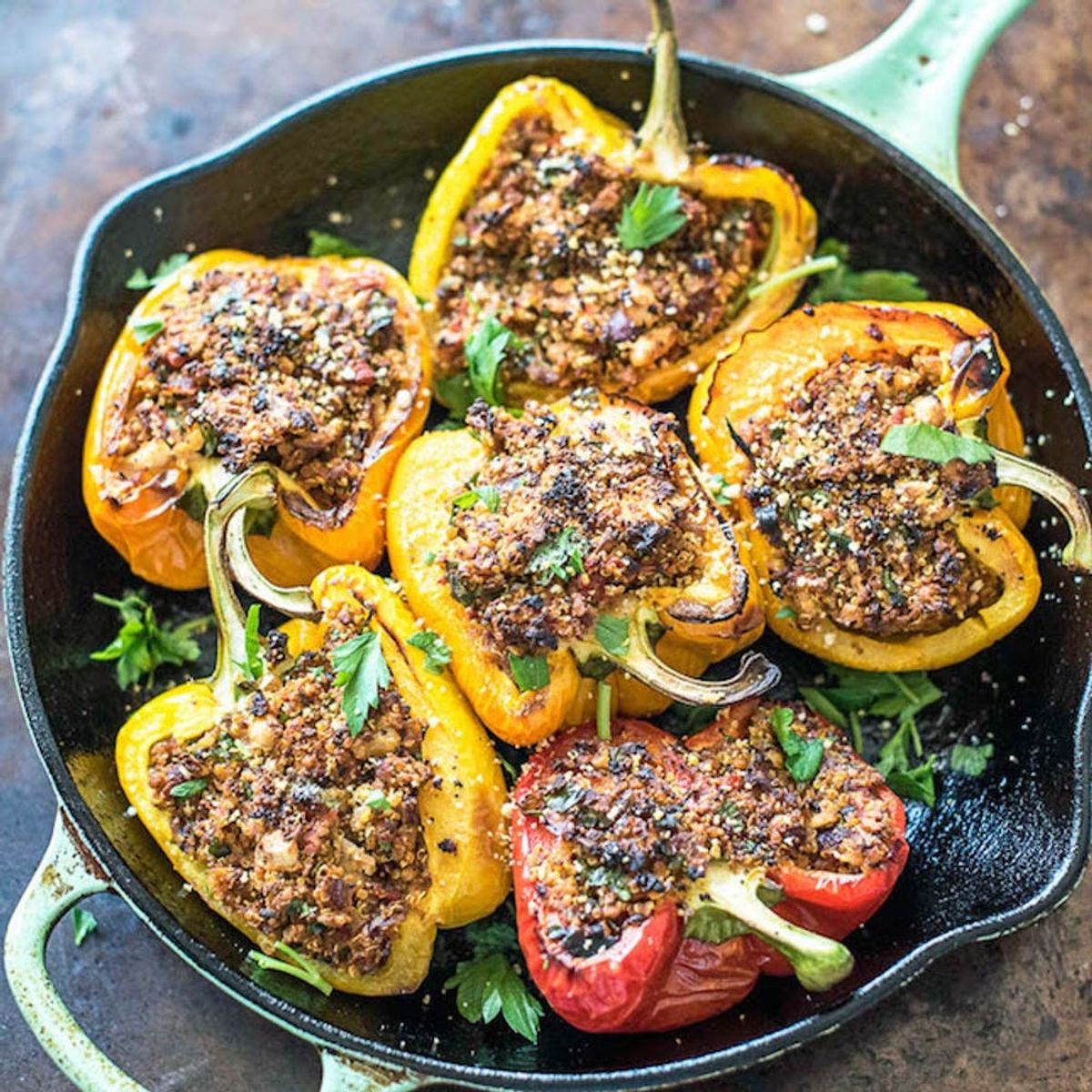 21 Veggie Stuffed Pepper Recipes for Your Meatless Monday