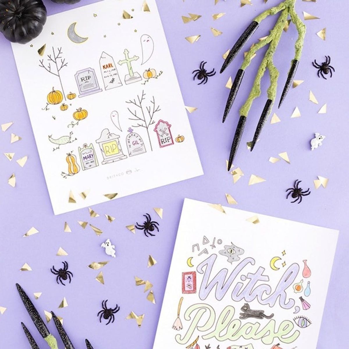 22 Wicked Cool Printables for Your Last-Minute Halloween Party