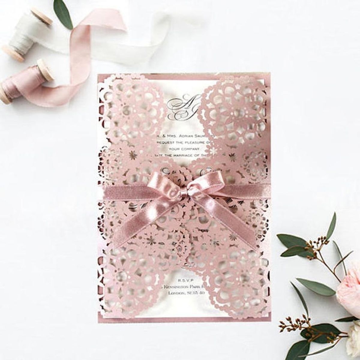 20 Embossed Wedding Invitations That Will Give You All the Feels (Literally!)