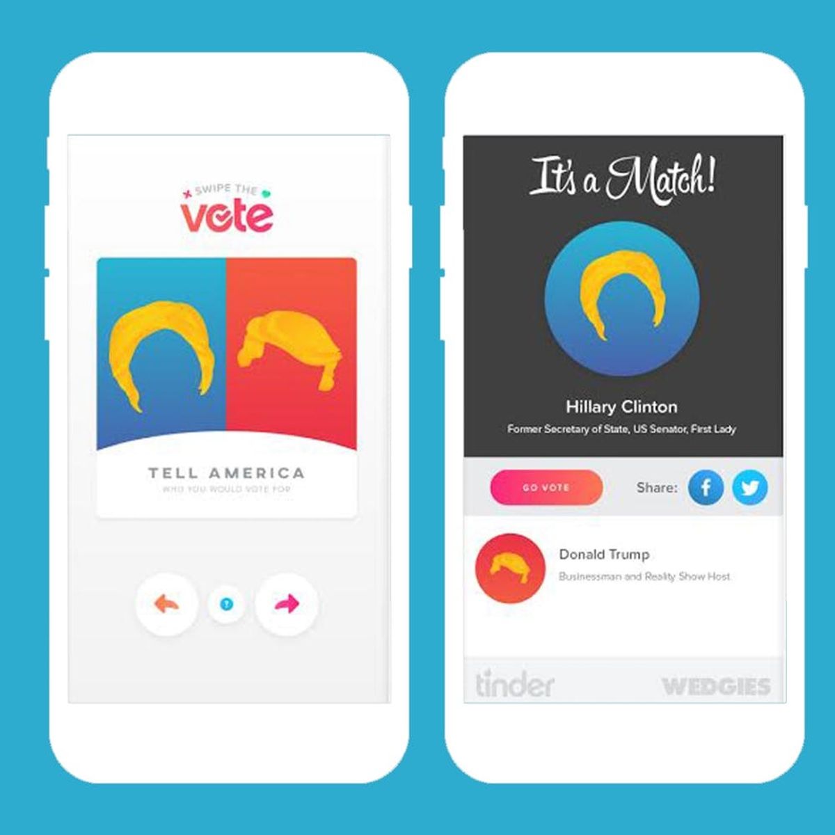 Tinder Wants You to Swipe the Vote