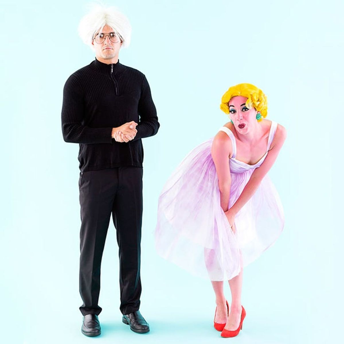 Andy Warhol and Marilyn Monroe Couples Costume 