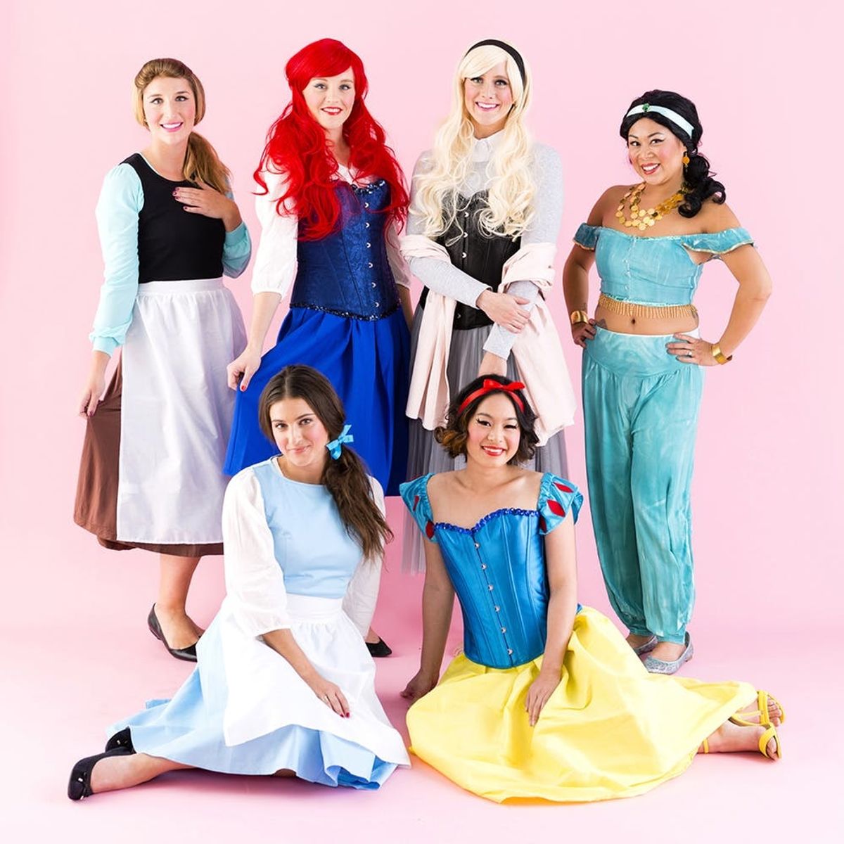 Make Your Dreams Come True With This Disney Princess Group Halloween Costume
