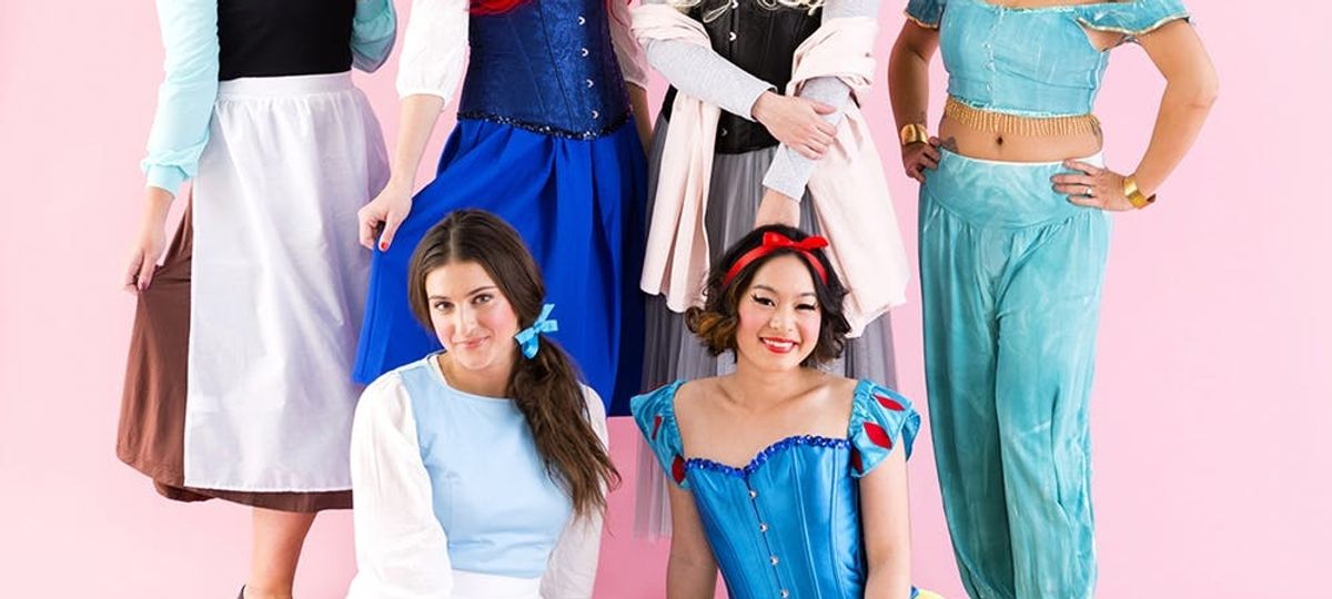 Unlock Magic: Disney Princess Group Costume! - Brit + Co Unlock Magic: Disney Princess Group Costume! - Brit + Co