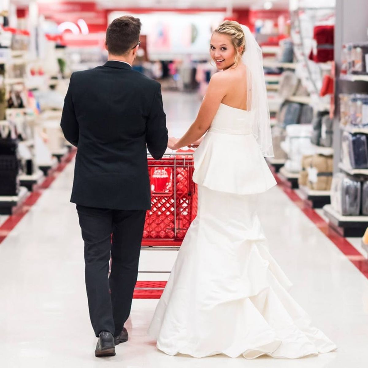 You *NEED* to See This Couple’s Target-Themed Anniversary Shoot