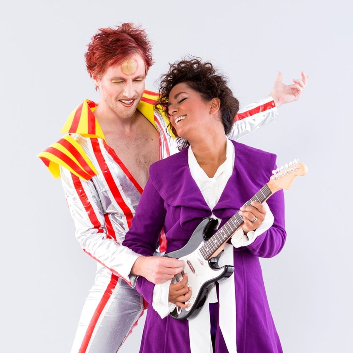 This DIY David Bowie and Prince Couples Costume Will Give You All the Feels