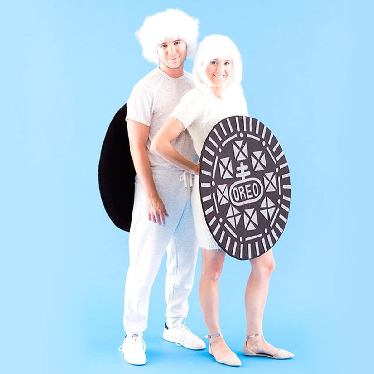 How to Make a Double-Stuffed OREO Costume With Your Boo for Halloween