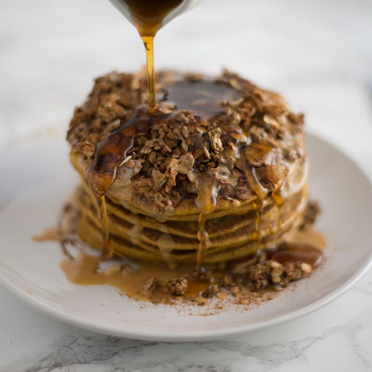 This Chickpea Flour Pumpkin Pancakes Recipe Are the Perfect Way to Start Your Morning