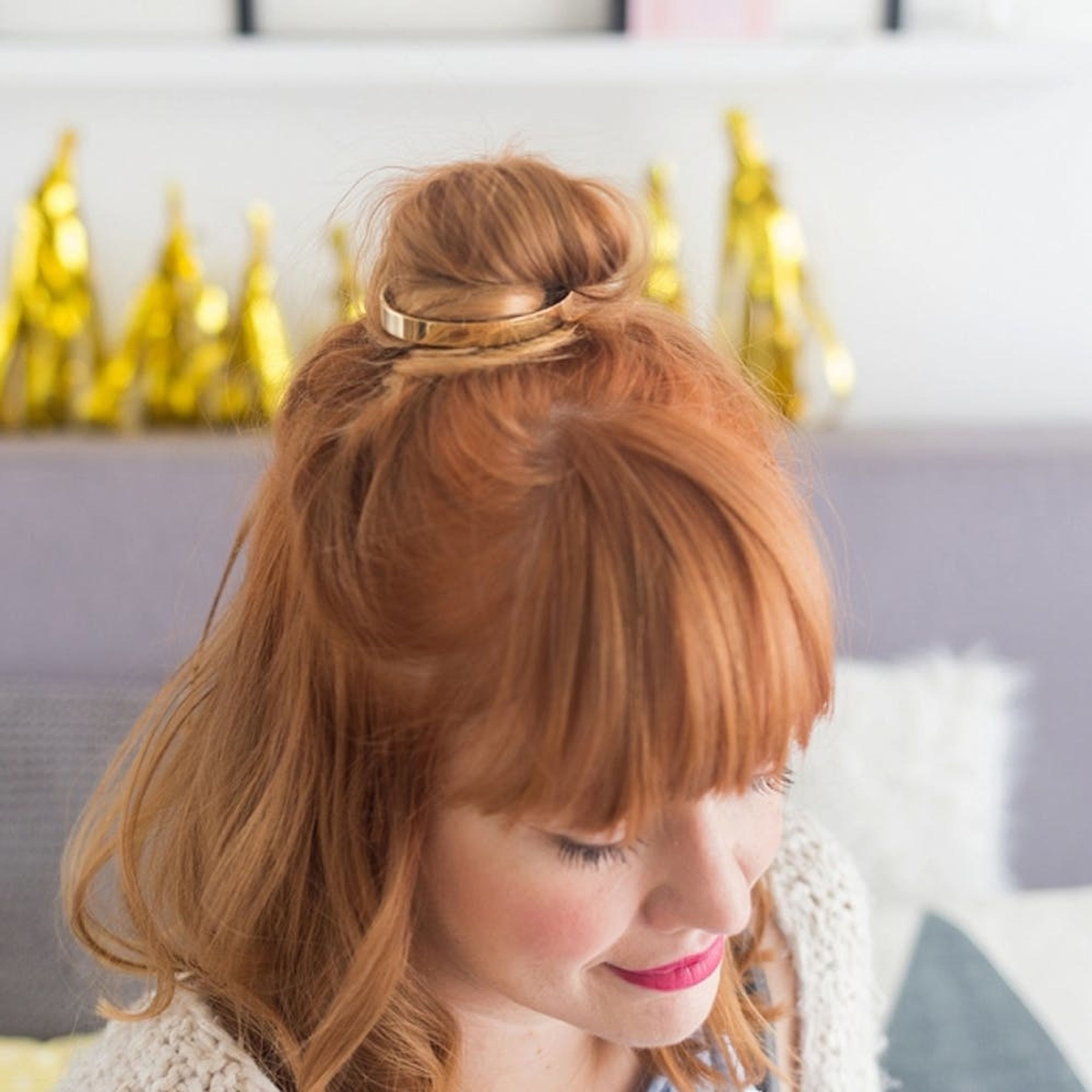 How to Turn Your Old Cuff Bracelet into the Trendiest Hair Accessory