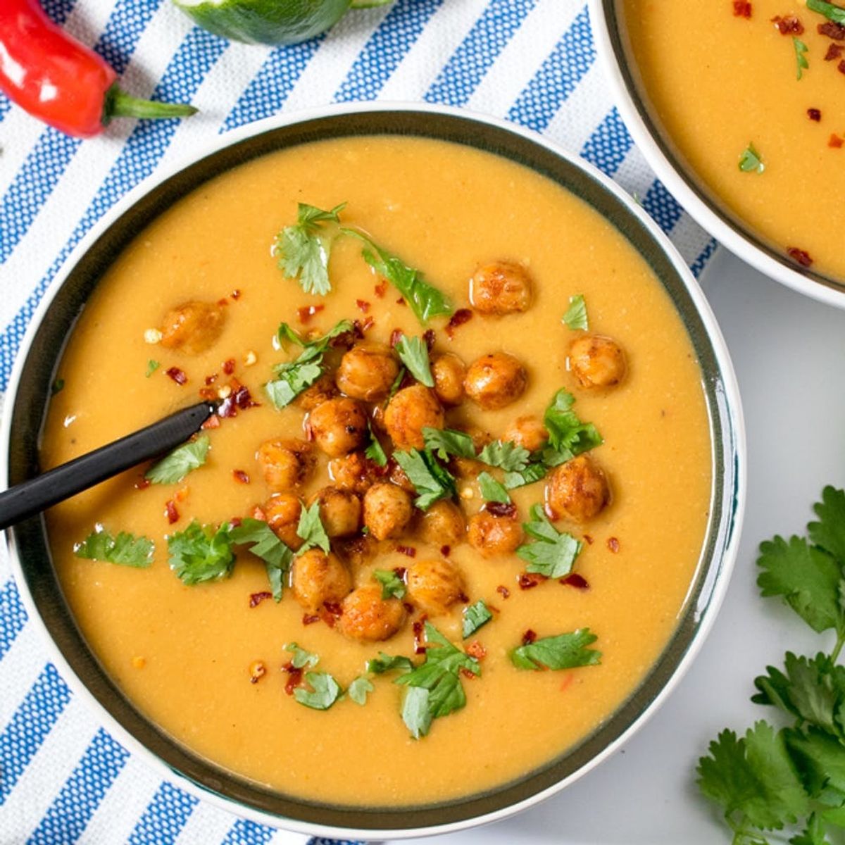 Batch Cook This Chickpea and Lime Soup for Lunches All Week