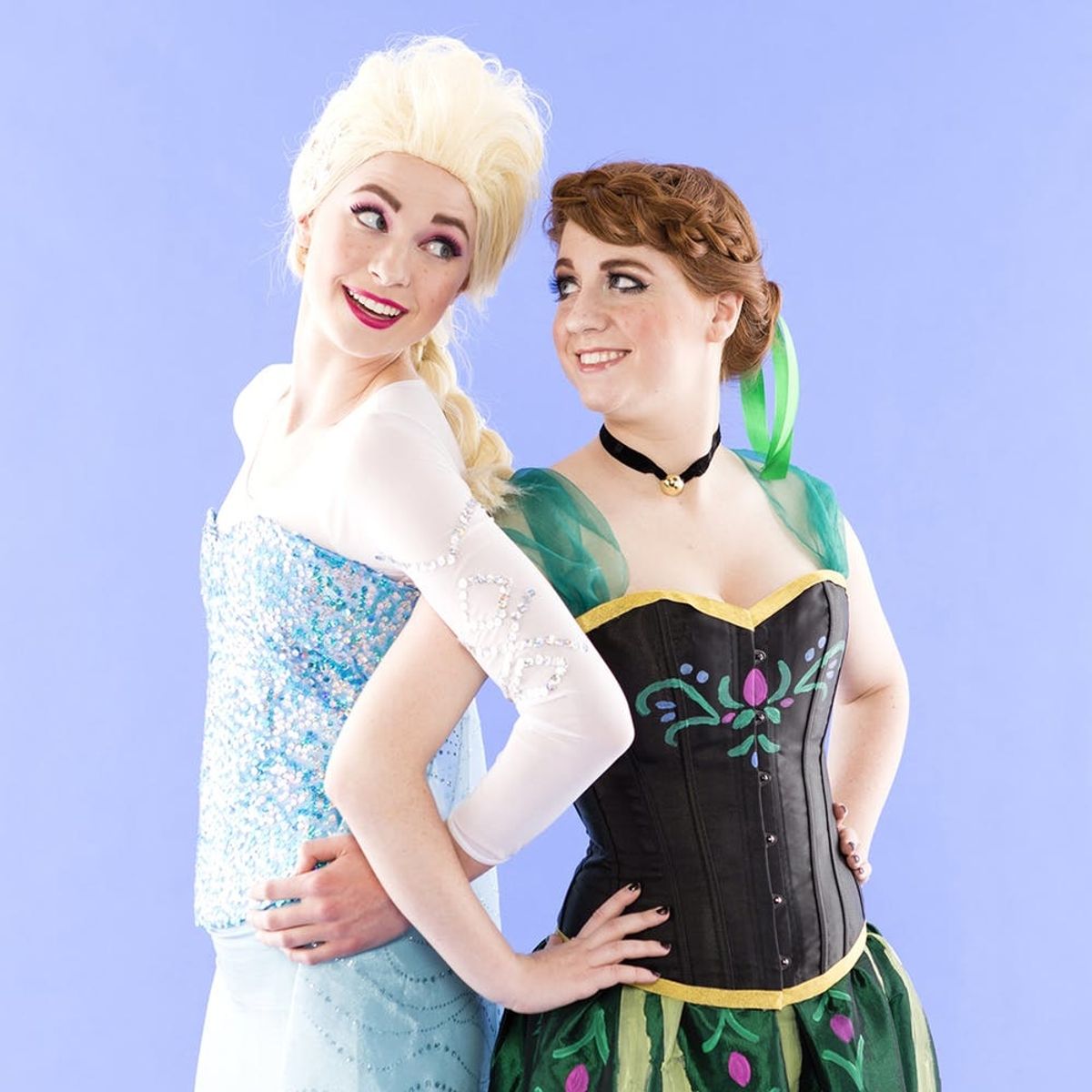 Unleash Your Frozen Fever by Wearing This Anna and Elsa BFF Costume for Halloween