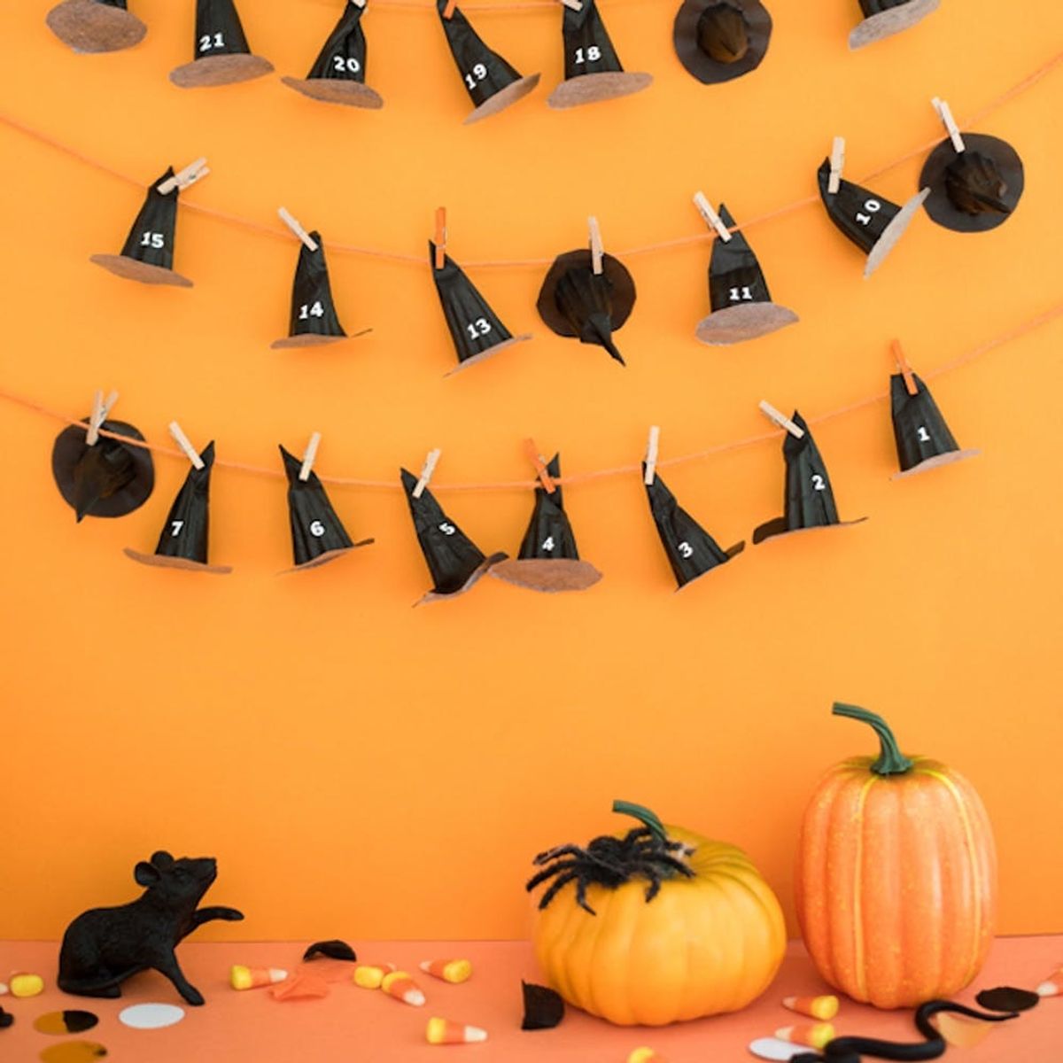 What to Make This Weekend: Halloween Countdown Calendar, Galaxy Pumpkins + More