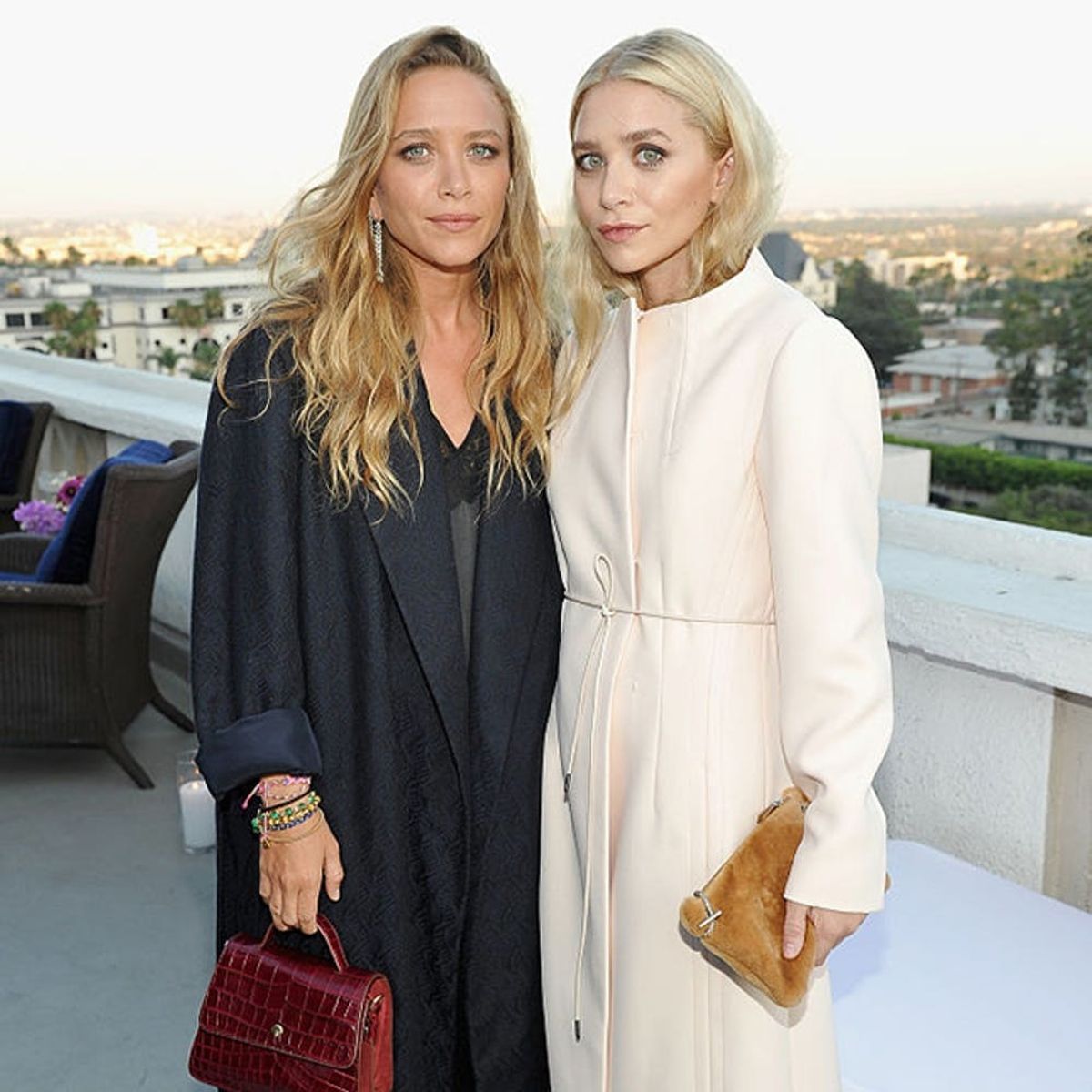 The Olsen Twins Just Totally Nailed the Perfect Wedding Guest Outfit ...