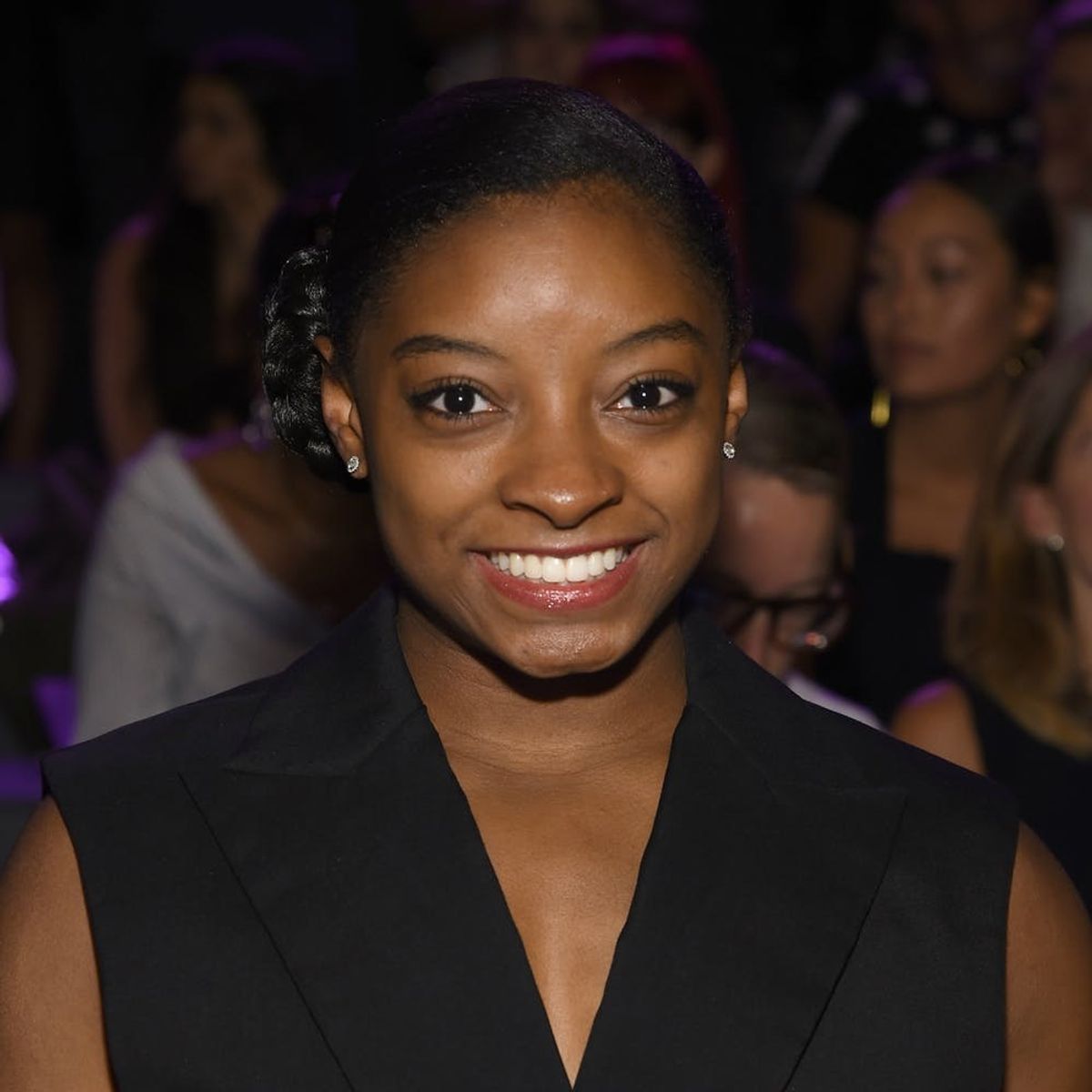 This Is Your First Look at Simone Biles on the Set of Pretty Little Liars