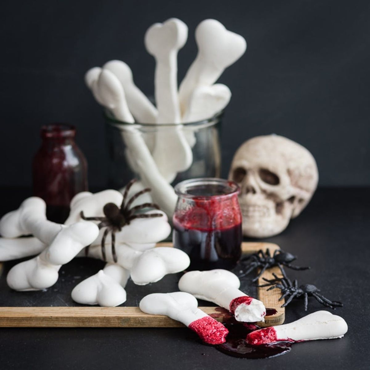 These Blood-Soaked Meringue Bones Are Perfect for Your Halloween Party