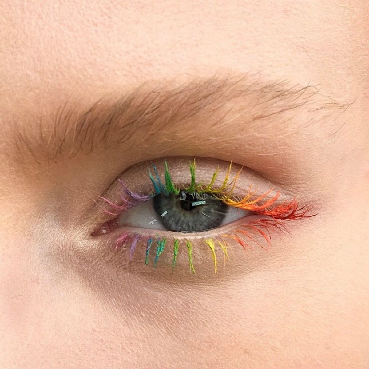 Rainbow Eyelashes Are the Next OMG Beauty Trend
