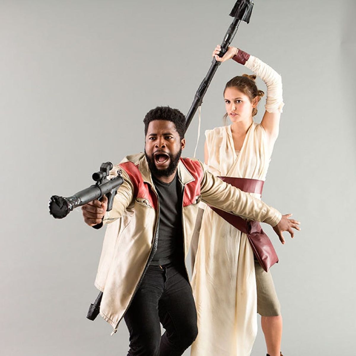 Go to a Galaxy Far, Far Away With This Star Wars Finn + Rey Couples Costume