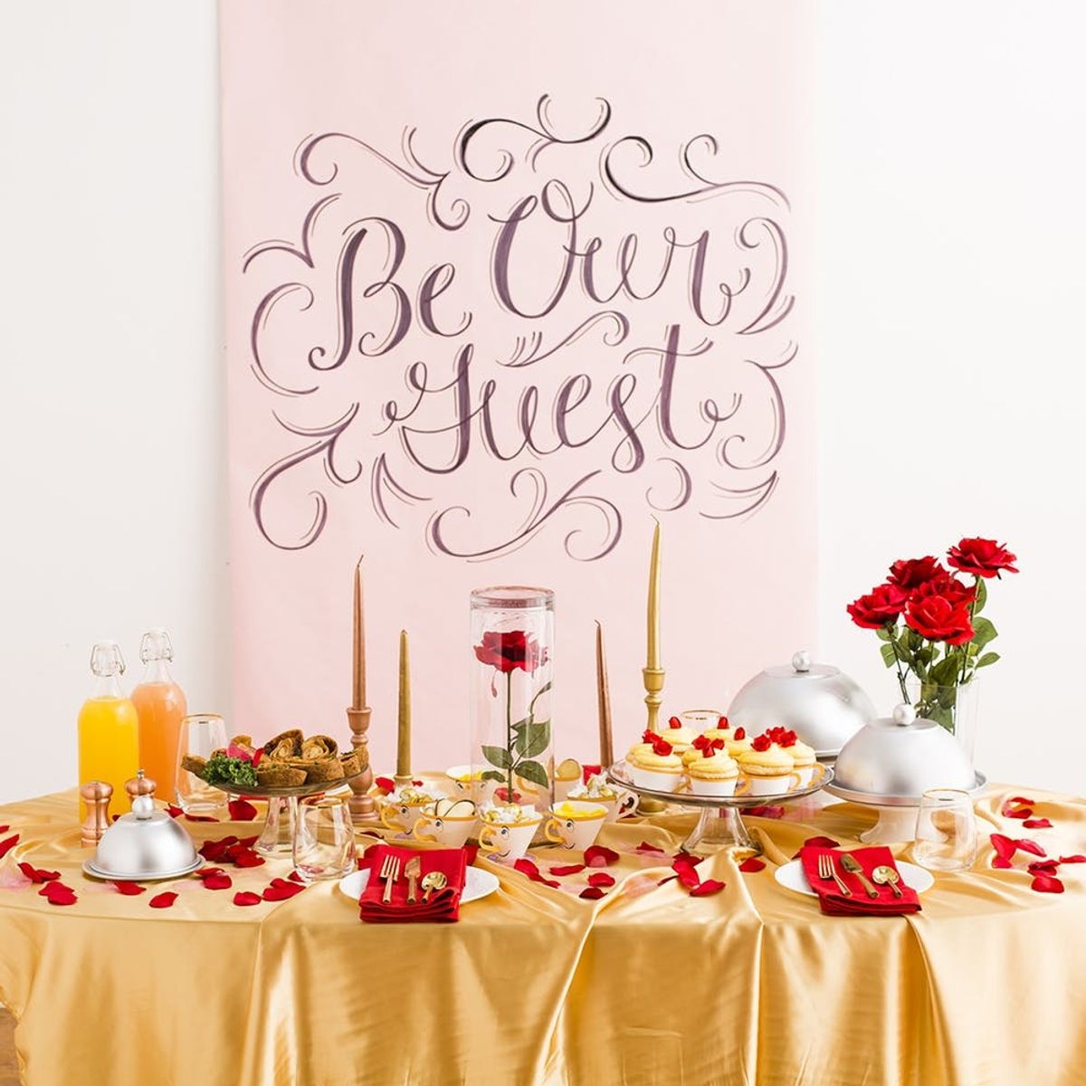 This Beauty and the Beast-Inspired Dinner Party Will Enchant the Entire Family