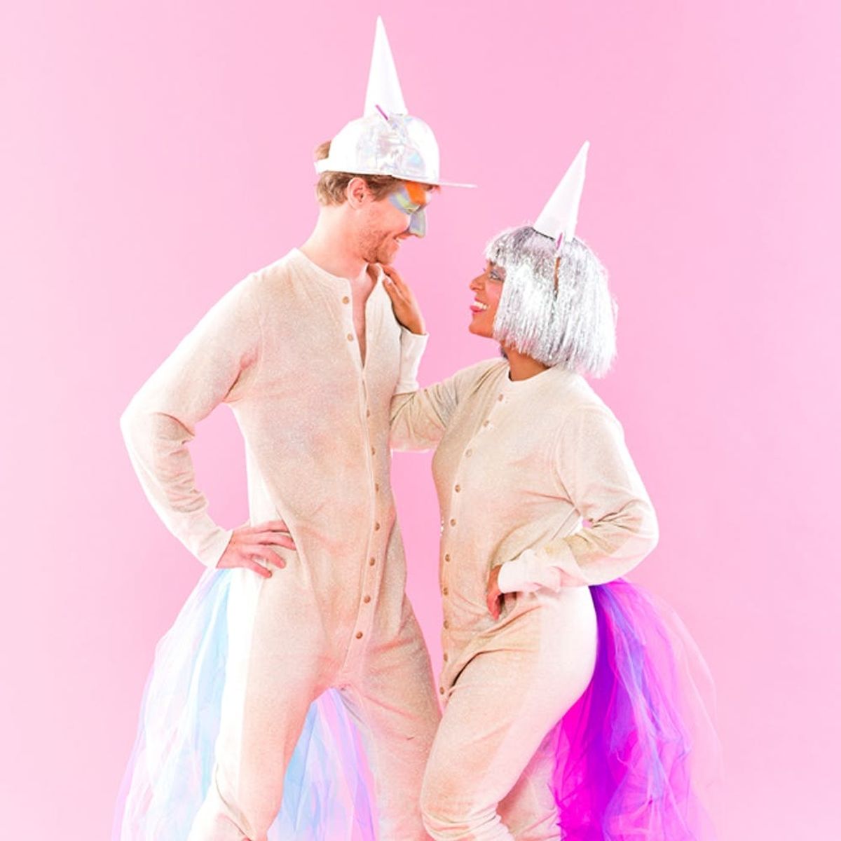 This DIY Unicorn Couples Costume Is #GOALS
