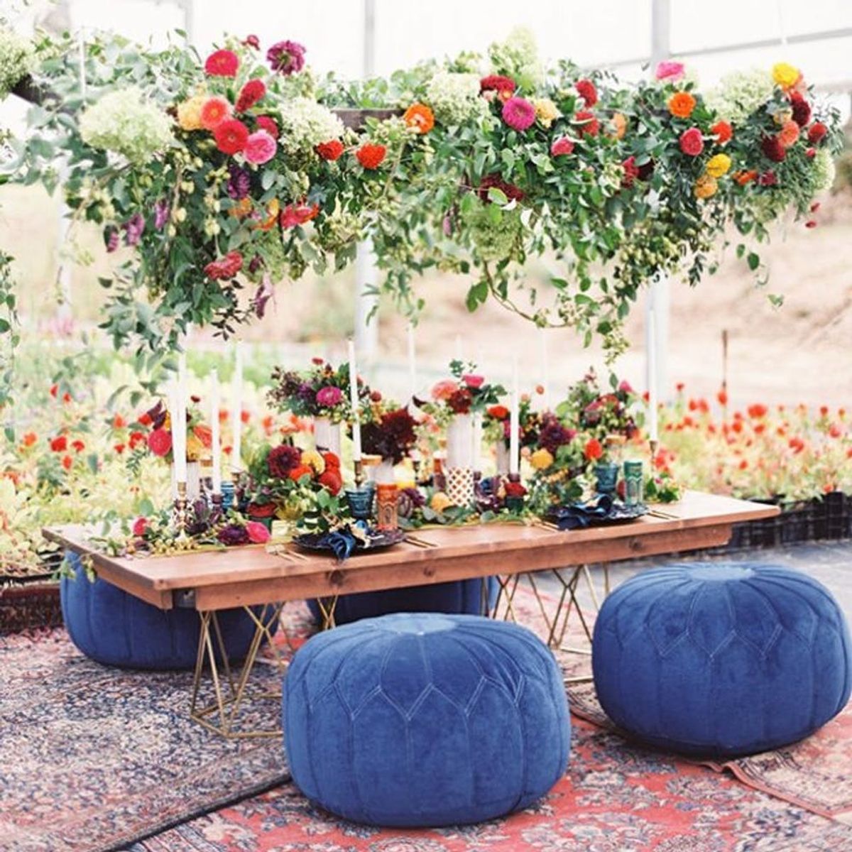 18 Hanging Flower Displays for Your Wedding
