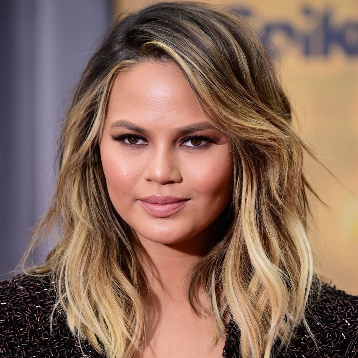 You *NEED* to See Chrissy Teigen With Uber-Curly Hair