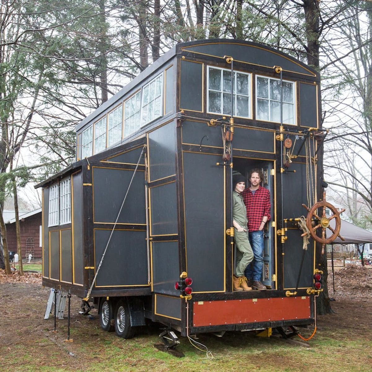 Tiny Spaces: A Tiny Home Built Out of Recycled Materials