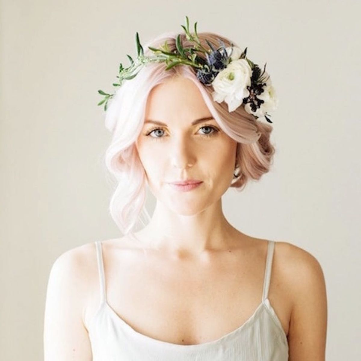 7 Brides Who Totally Pulled Off Pastel Hair