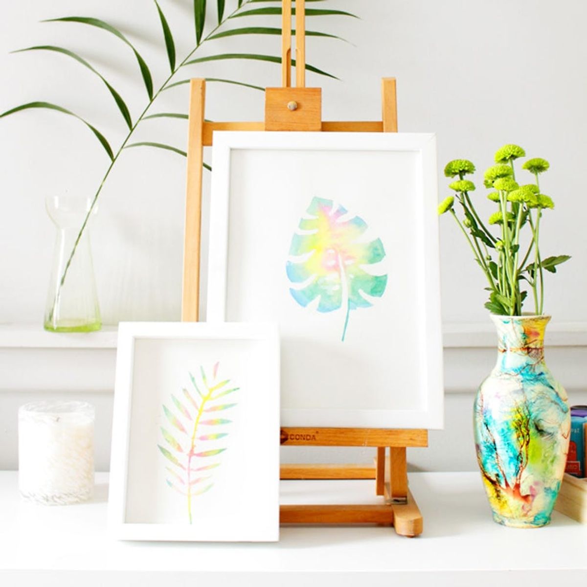 Create This Anthropologie Watercolor Wall Art for Half the Price