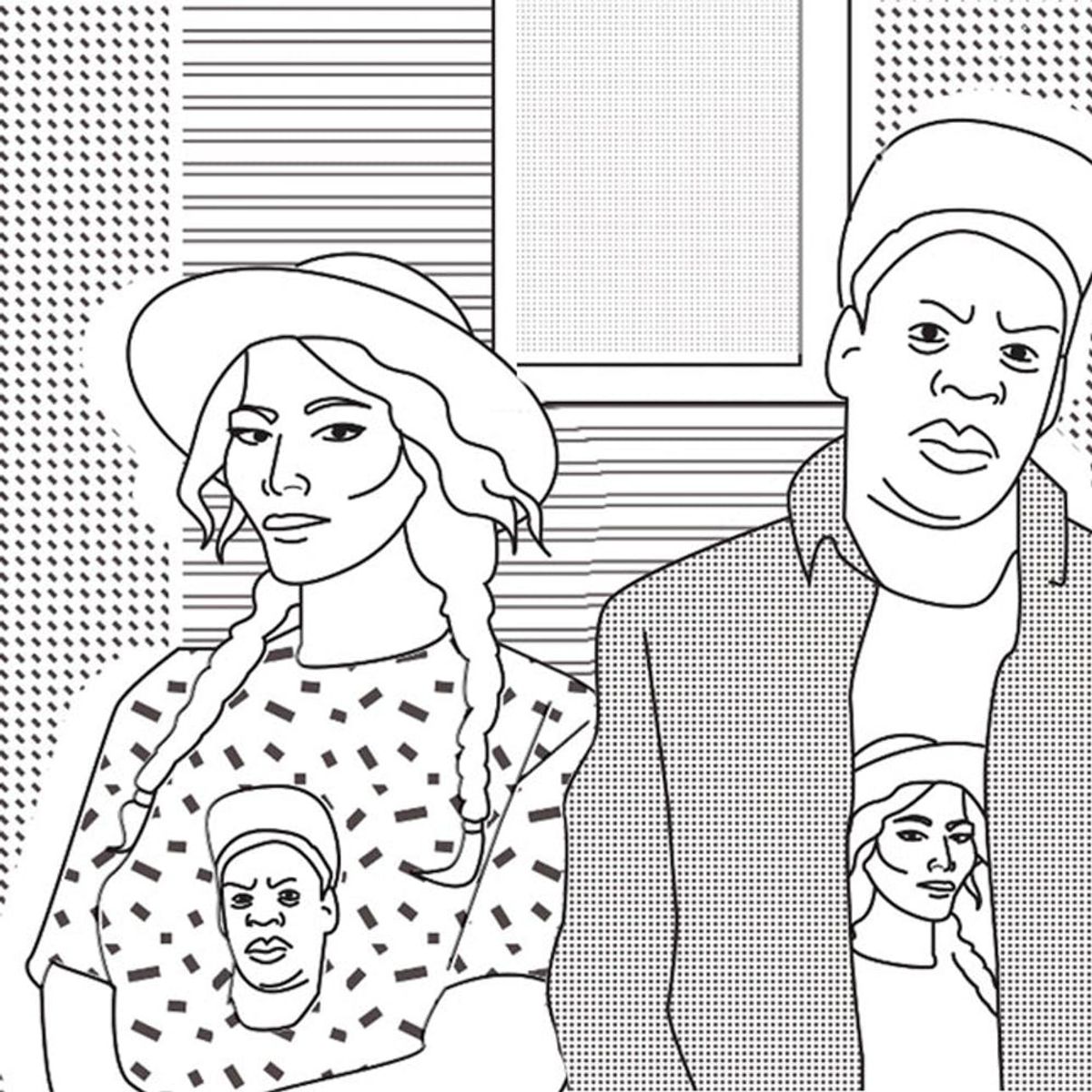 Get Your Pop Culture Fix With This Adult Coloring Book Full of Celebrity Couples