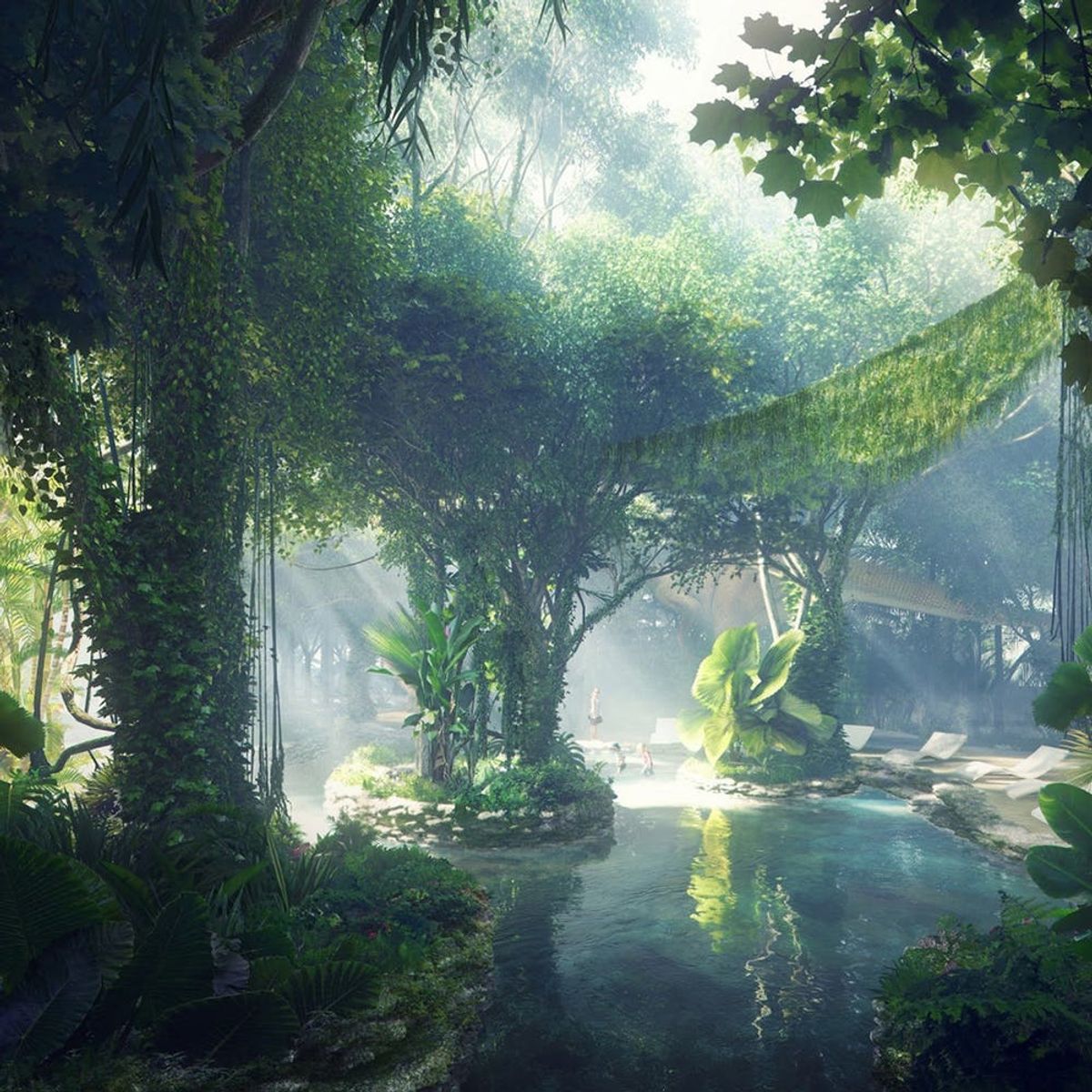 This Epic Hotel Has an ACTUAL Rainforest Inside