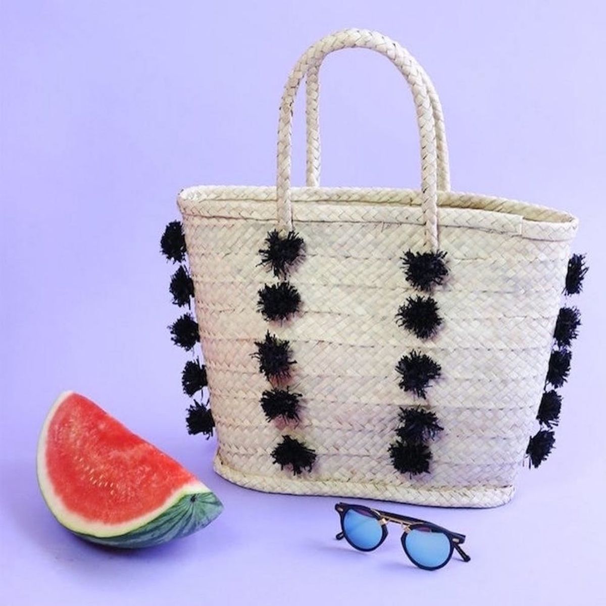 27 Playful Straw Bags for Every End-of-Summer #OOTD