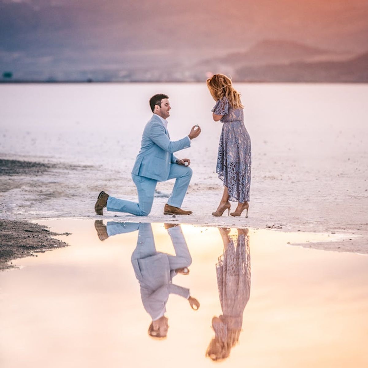 This Heartwarming Salt Flats Proposal Story Is Seriously Breathtaking