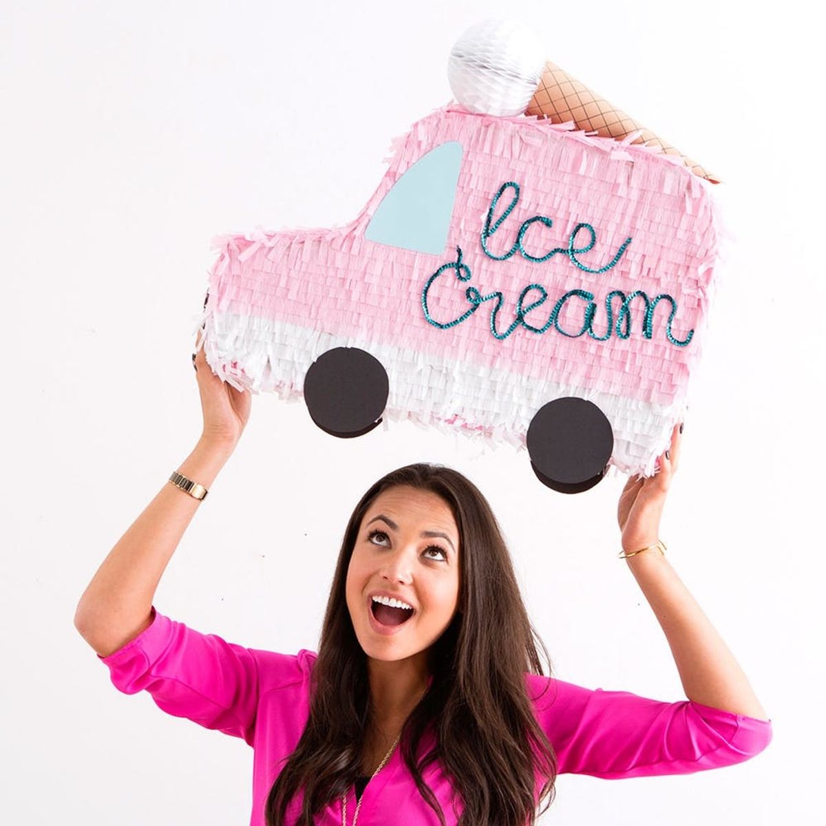 Make This Ice Cream Truck Piñata for National Ice Cream Day