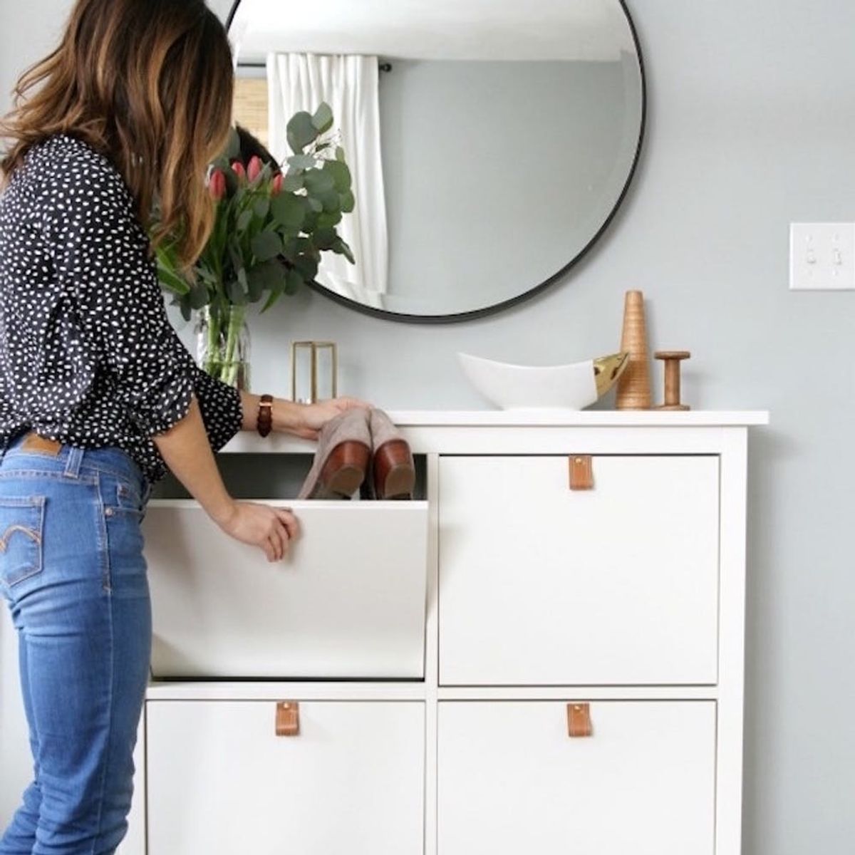 11 DIY Leather Pull Hacks to Instantly Upgrade Your IKEA Cabinets